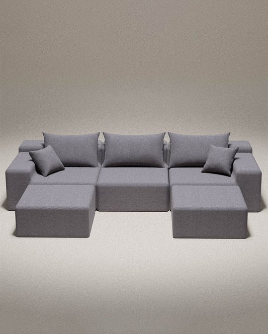 Modu cube - 5-Piece U-shaped sectional