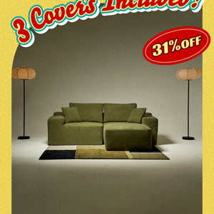 Modu cube - 3-seater sectional