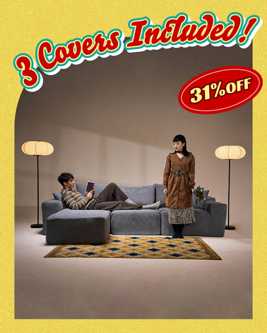 Modu cube - 4-seat sectional