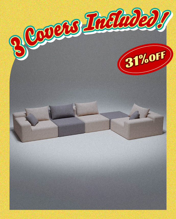 Modu cube - 5-Piece sectional