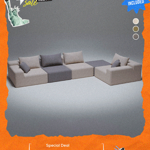 Modu cube - 5-Piece sectional