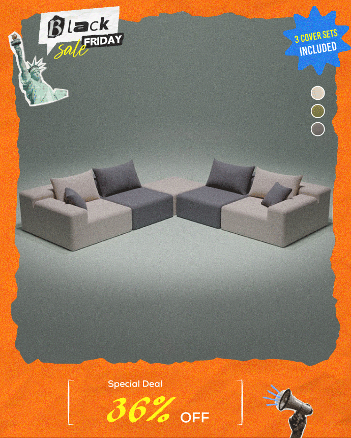 Modu cube - 5-Piece L-shaped