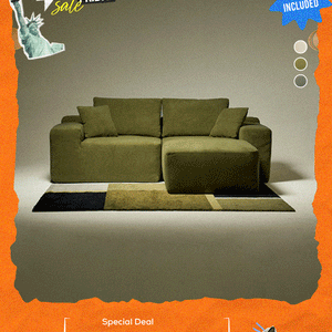 Modu cube - 3-seater sectional